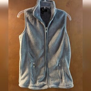 EUC gray fleece vest